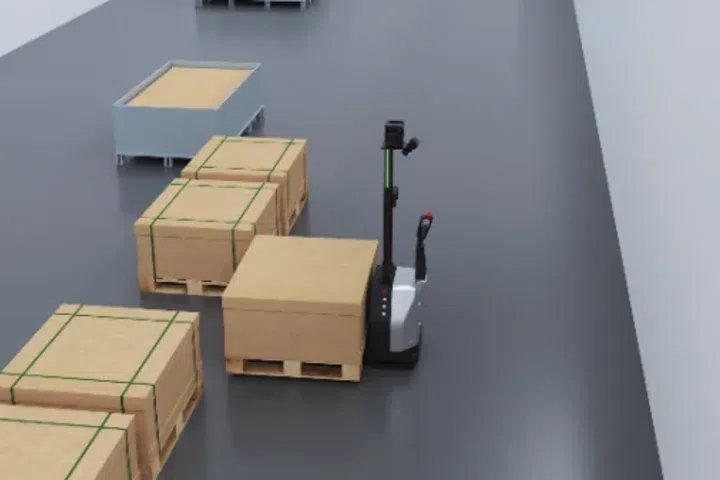 Representative commercial sample visual for D150 Pallet Jack AMR / Forklift Automation in the DK Marketplace.