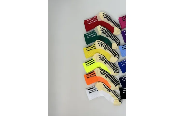 Representative commercial sample visual for Custom Athletic Polka Dot Crew Socks SKU 1124 in the DK Marketplace.
