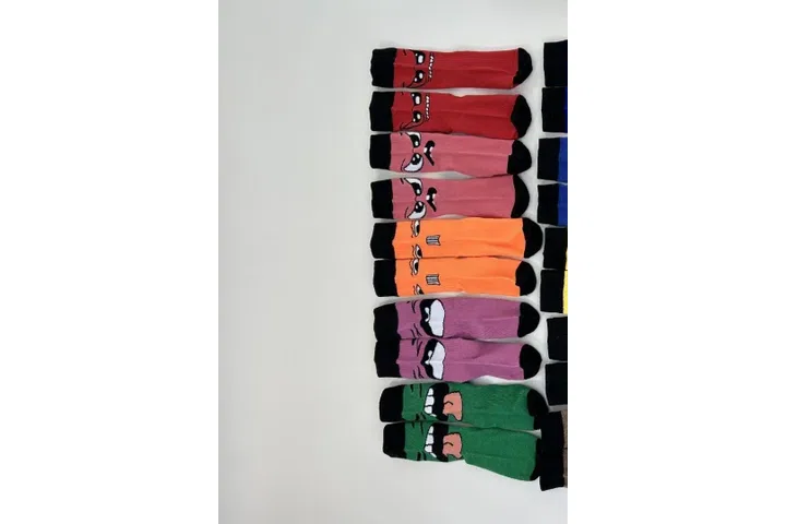 Representative commercial sample visual for Custom Crew Socks SKU 1108 in the DK Marketplace.