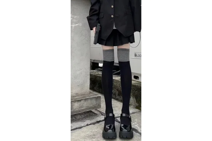 Representative commercial sample visual for Custom Over-the-Knee Socks SKU 946 in the DK Marketplace.