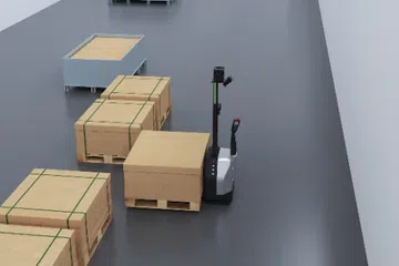 Representative commercial sample visual for D150 Pallet Jack AMR / Forklift Automation in the DK Marketplace.