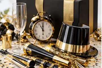 Representative commercial sample visual for Countdown Party Favors for New Year in the DK Marketplace.